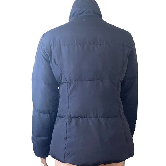 Guess women’s puffer coat jacket in black zip up SZ Sm black down full zip - Picture 3 of 12